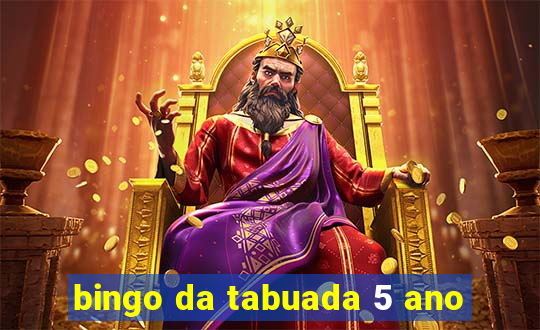 bingo da tabuada 5 ano