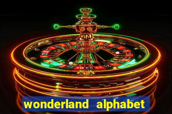 wonderland alphabet comic studio