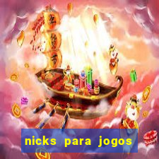 nicks para jogos de tiro