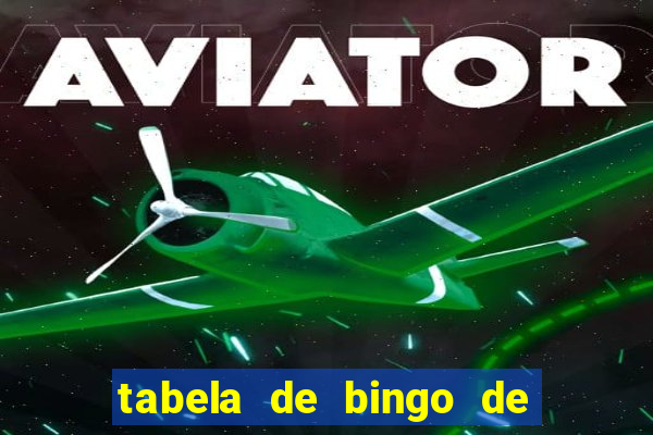 tabela de bingo de 1 a 100