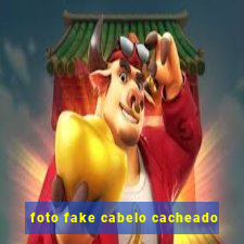 foto fake cabelo cacheado